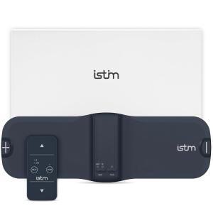 허리 를 위한 iStim X1 무선 열 TENS 유닛 근육 - 리모컨이 있는 충전식 마사지기 15가지 강도 일본 젤 패드