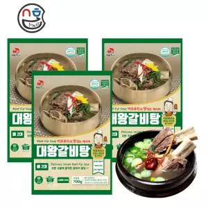 이조푸드 대왕갈비탕 700g x 3봉 (뼈2대) 냉동식품 갈비탕 식당 납품 식자재 맛집 밀키트 세아커머스