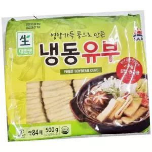지아오 유부 500G X8P 업소용식자재 냉동식품