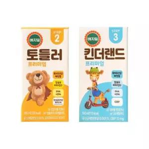 베지밀 프리미엄 토들러 2단계 3단계 아기 두유 190ml 16개 2박스 32개