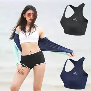 ~3XL 여성 래쉬가드 수영복 브라탑 이너웨어 워터 노와이어