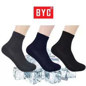 BYC 쿨비즈니스 중목 5켤레 남자여름양말 시원한 신사 남성무지