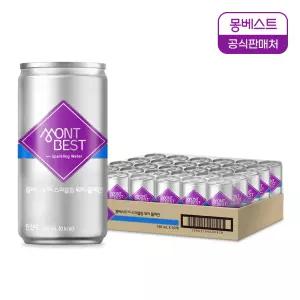 몽베스트 탄산수 플레인 190mLx30캔