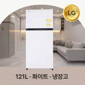 LG전자 소형 냉장고 B124W14 121리터 2도어 원룸냉장고 물류설치