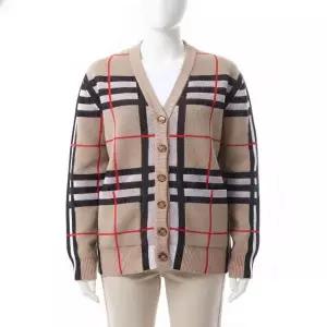 [버버리]Check Technical Cotton Cardigan 8070353 체크 테크니컬 코튼 가디건 820156
