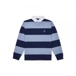 [폴로 랄프 로렌]POLO RALPH LAUREN 5%아이코닉 럭비 셔츠-블루 MNPOKNI16824547-400 898734