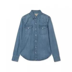 [폴로 랄프 로렌]POLO RALPH LAUREN 5%W 데님 웨스턴 셔츠 - 블루 WMPOSHTNDO20336-400 898775