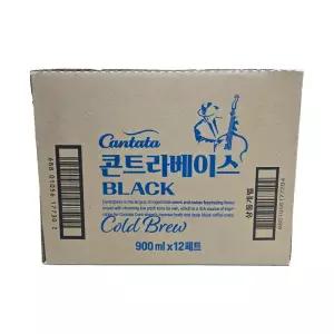 칸타타 콘트라베이스 콜드브루 블랙 900ml 12개