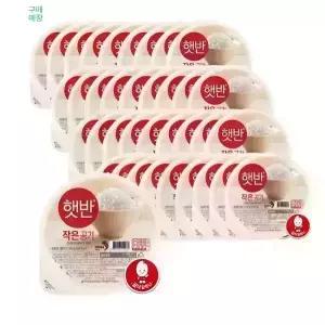 햇반 백미 작은공기 130g 36입