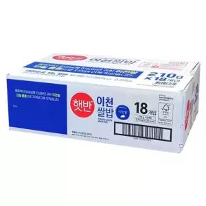 CJ 햇반 이천쌀밥 210g 18개