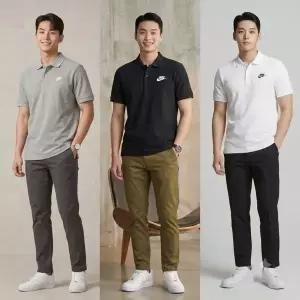 [나이키]남성 NSW 매치업 폴로 반팔 카라티 다크그레이 (CJ4457-063)
