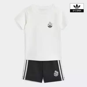 [아디다스키즈](센텀시티점)[adidas kids] (A080-A100) ADIDAS DISNEY 쇼츠 티셔츠 세트 (KE0476)
