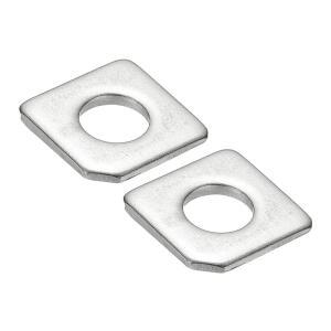 10PCS 사각 테이퍼 와셔 베벨 스테인리스 금속 M10 304 개스킷 스틸 M8 M6