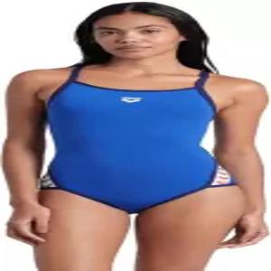 아레나 퍼포먼스 여성 콘 패널 수영복 슈퍼 플라이 백 원피스 트레이닝복
