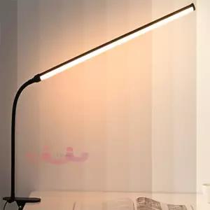 부루네 LED 집게형 스탠드조명 58CM 화이트 책상용 조명등 무선 충전식 책상램프