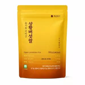 백년농가 유기농 지리산 상황버섯쌀, 300g, 5개