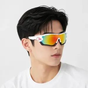 바넬 선글라스 VN7513CS 102 스포츠 고글 레드 아시안핏 자외선차단