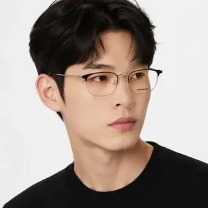 몽블랑 안경테 MB0192O 002 스퀘어 하금테 메탈 안경