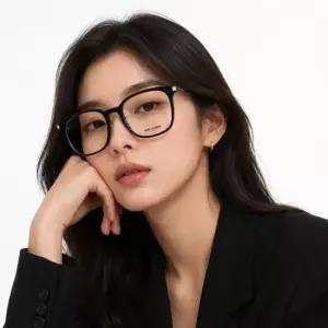 생로랑 안경테 SL632J 001 스퀘어 뿔테 안경