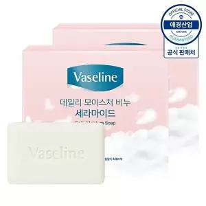 [애경]바세린 데일리 모이스처 비누 세라마이드 100g 10입 ,2개