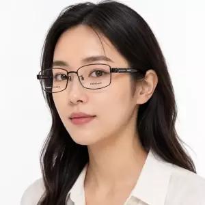 페라가모 안경테 SF2552AN 002 스퀘어 티타늄 아시안핏 안경