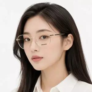 페라가모 안경테 SF2236 710 라운드 메탈 아시안핏 안경