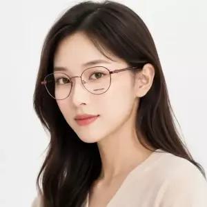 페라가모 안경테 SF2236 602 라운드 메탈 아시안핏 안경