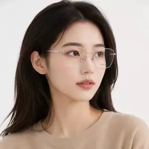 페라가모 안경테 SF2231 021 스퀘어 메탈 아시안핏 안경