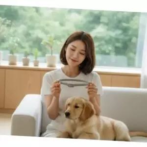 강아지 진드기 기피제 해충 방지 목걸이 65cm 반려견 모기 퇴치 산책용