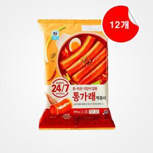 [사조대림] 통가래떡볶이 기본맛, 390g, 12개