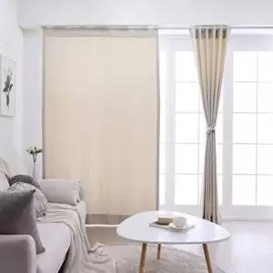 고품질 TBZ 숲속엔 항 균 피톤치드커튼 연베이지 나비주름 75x230cm 1장 국산커튼 사계절커튼 WFNK49B