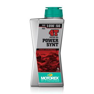 Motorex 모토렉스 파워 신트 4T 10W50 100% 합성엔진오일 1L/하이퍼포먼스 /오토바이/바이크/스쿠터/모터싸