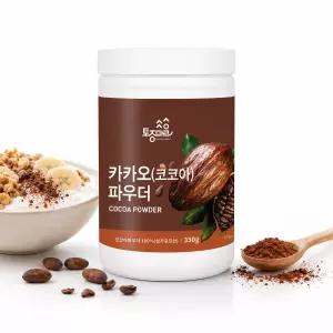 무가당 카카오(코코아)파우더 350g 코코아 분말 대용량 통 굳지않는 밀폐보관 초코라떼
