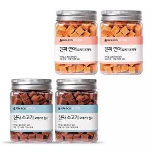 페페로니펫 진짜 오메가3 연어 2개+소고기 2개 세트