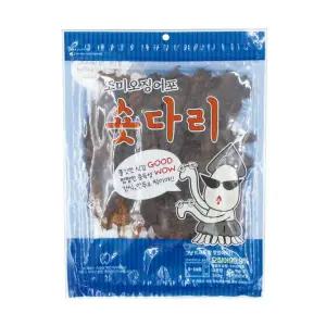 조미오징어포 미니오징어다리 150g 황토 간식 안주 건어물