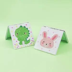 보석십자수 정사각 양면 거울 꾸미기 1인세트