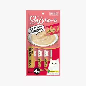 [SC-143] 이나바 챠오 츄르 참치&연어 14g 4P