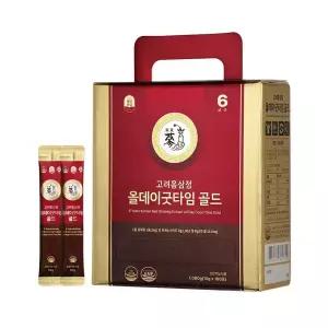 풍년보감 6년근 고려홍삼정 올데이굿타임 골드 홍삼스틱 지함, 10g, 100개입