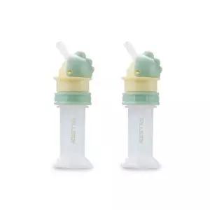 [톨스토이]디노 휴대용 빨대 뚜껑 케이스 2개 세트