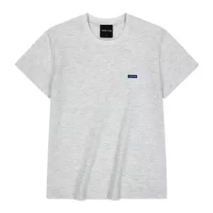 [롯데백화점]베루툼 RTW-TS248W : Verutum Small Logo Short Sleeve T-ShirtㅣWomensㅣWhite Melange