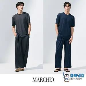 [하프클럽/더블유쇼핑]W쇼핑남성 진짜 편한 냉감 2벌세트(상하4종)