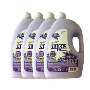 피죤 섬유유연제 바이올렛가든 3100ml x 4개