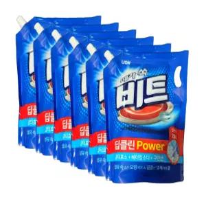 비트 딥클린파워 액체세탁세제 일반용 리필 2L x 6개