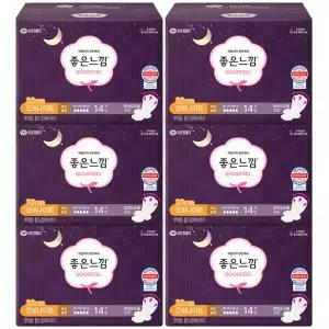 좋은느낌 오리지날 오버나이트(33cm) 14p x6개