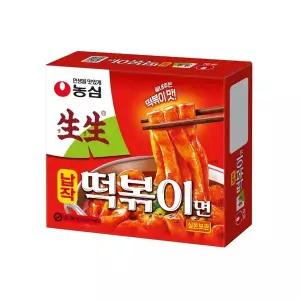 [NS홈쇼핑]농심 생생 납작 떡볶이면 258g 20개[35523405]