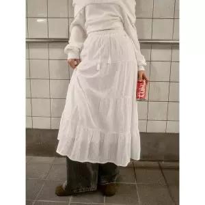 [후아유](센텀시티점)Dobby Long Tiered Skirt / WHWHG2434F