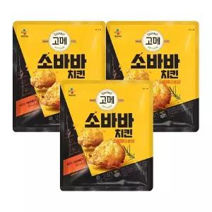 CJ 고메 소바바 소이허니순살 240g, 3개