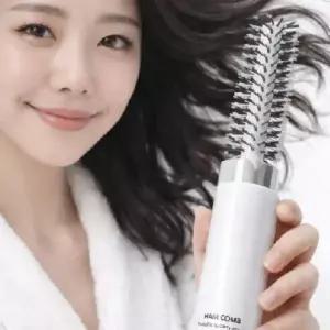 [셀러에이드]여행용 롤 드라이빗 휴대용 헤어 머리 브러쉬 고데기