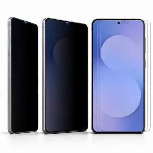 다이아큐브 갤럭시 S25플러스 S24플러스 빠른지문인식 사생활보호 블루라이트차단 9H고경도 유리코팅 깨지지않는 강화 액정보호필름 2매