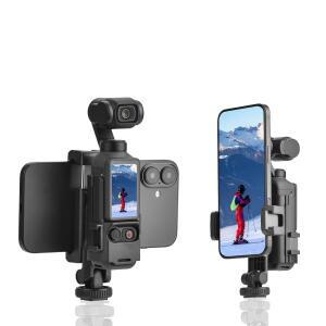 DJI Osmo Pocket 4 3 액세서리용 확장 브래킷(폰 마운트 어댑터 포함) 조정 가능한 라이브 스트리밍 텔레프
